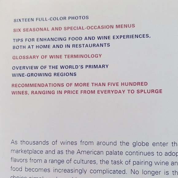 Wine and Food Pairings by Evan Goldstein - Picture 7 of 7